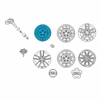 OEM Kia Soul Wheel Assembly-Steel Diagram - 529102K030