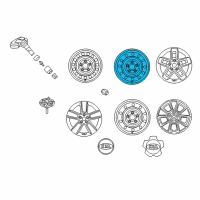 OEM 2012 Kia Soul Wheel Assembly-Steel Diagram - 529102K070