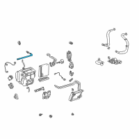 OEM 2001 Toyota Prius Hose Diagram - 88669-20160