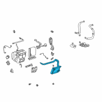OEM Toyota Prius Unit Sub-Assy, Heater Radiator Diagram - 87107-47030