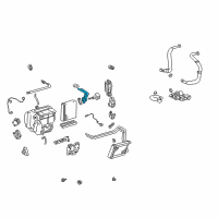 OEM 2002 Toyota Prius Tube Assembly Diagram - 88710-47020