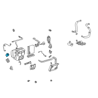 OEM 2003 Toyota Prius Damper Servo Sub-Assembly(For Mode) Diagram - 87106-20410