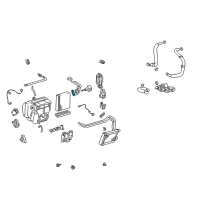 OEM 2002 Toyota Prius Expansion Valve Diagram - 88515-47020