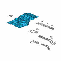 OEM 2009 Chrysler Aspen Pan-Floor Diagram - 55364701AA