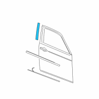 OEM 2006 Dodge Charger APPLIQUE-Front Door Diagram - 4806146AB