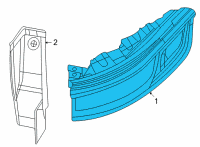 OEM 2021 Jeep Grand Cherokee L Tail Diagram - 68421133AD