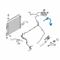 OEM Ford Edge Reservoir Hose Diagram - F2GZ-8C289-F