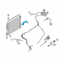 OEM Lincoln Nautilus Lower Hose Diagram - F2GZ-8286-J