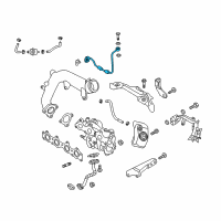 OEM Hyundai Pipe Assembly-Oil Feed Diagram - 28240-2B740