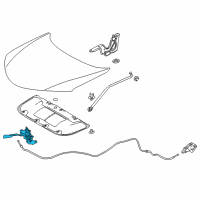 OEM 2014 Toyota RAV4 Lock Diagram - 53510-42100