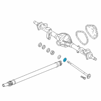 OEM GMC C3500 Axle Shaft Gasket Diagram - 12471641