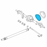 OEM 2000 Chevrolet Express 3500 Housing Cover Gasket Diagram - 26067159