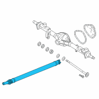 OEM 2009 GMC Sierra 3500 HD Shaft Asm-Propeller Diagram - 25776416