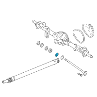 OEM 1996 GMC Savana 1500 Inner Bearing Retainer Diagram - 341511