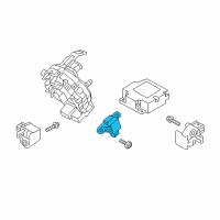 OEM 2022 Hyundai Ioniq Sensor Assembly-Pressure Side Impact Diagram - 95920-F2100