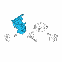 OEM 2020 Hyundai Elantra Clock Spring Contact Assembly Diagram - 93490-F2225