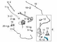 OEM Ford Mustang Mach-E Fluid Level Sensor Diagram - JX7Z-17B649-B