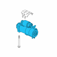 OEM Chevrolet Silverado 1500 HD Starter Diagram - 89017630