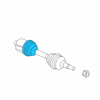 OEM 2010 Saturn Vue Inner Boot Diagram - 15855655