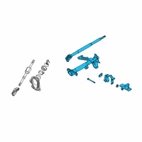 OEM Infiniti G35 Column Assy-Steering, Upper Diagram - 48810-AM610