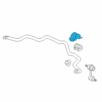 OEM 2010 Acura TL Bracket, Front Stabilizer Diagram - 51308-TK4-A00