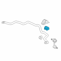 OEM Acura TL Bush, Stabilizer Holder Diagram - 51306-TK4-A01