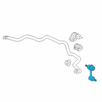 OEM 2010 Acura TL Link, Right Front Stabilizer Diagram - 51320-SEP-A01