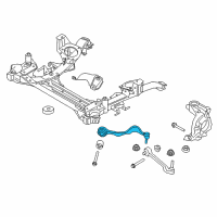 OEM 2013 BMW ActiveHybrid 3 Mount Tension Strut, Right Diagram - 31-12-6-854-724