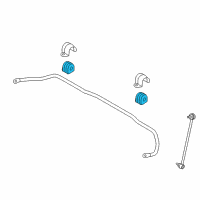 OEM 2018 Kia Cadenza Bush-Stabilizer Bar Diagram - 54813F6000