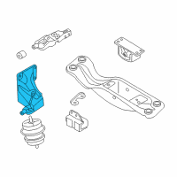 OEM 2014 Infiniti QX70 Bracket Engine Mounting Rh Diagram - 11232-JK50A