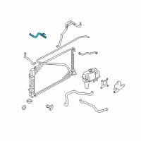 OEM 2005 Ford Escape Upper Hose Diagram - 5M6Z-8260-BC