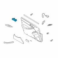 OEM 2006 Infiniti G35 Main Power Window Switch Assembly Diagram - 25401-AC710