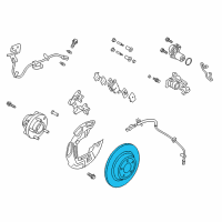 OEM 2017 Lincoln MKC Rotor Diagram - KJ5Z-2C026-A