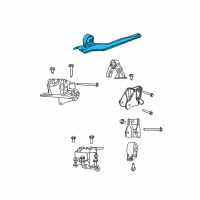 OEM Dodge Caliber Support-Engine Mount Diagram - 68020291AC