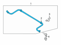 OEM 2020 Nissan Sentra Stabilizer Assy-Rear Diagram - 56229-6LB0A