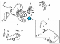 OEM 2019 Cadillac CT6 By-Pass Valve Diagram - 55503297