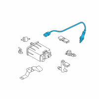 OEM 2004 Infiniti FX35 Heated Oxygen Sensor Diagram - 22690-AL600