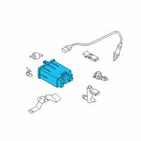 OEM 2011 Infiniti EX35 CANISTER Assembly EVAPORATION Diagram - 14950-CG20B