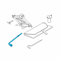 OEM 2020 Toyota Yaris Wrench Diagram - 09150-WB002
