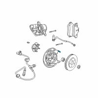 OEM 1998 Chrysler Cirrus Adapter-Parking Brake Diagram - 4773273