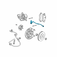 OEM 1997 Dodge Stratus Line-Brake Diagram - 4879283AA