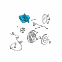 OEM 2006 Dodge Stratus CALIPER-Disc Brake Diagram - 5019743AB