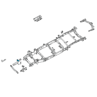 OEM 2012 Nissan NV3500 Bracket, Cab 1ST Diagram - K5112-1PAMA
