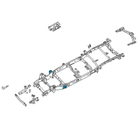 OEM 2017 Nissan NV1500 Bracket-Cab Mounting, 2ND Diagram - K5122-1PAMA