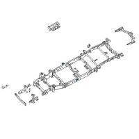 OEM Nissan NV3500 Bracket-Cab Mounting, 3RD Diagram - K5132-1PAMA