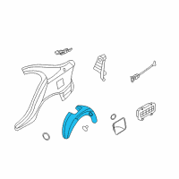 OEM 2006 Kia Optima Guard Assembly-Rear Wheel Diagram - 868212G001