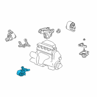 OEM 2003 Honda Civic Stopper, FR. Engine (MT) Diagram - 50840-S5B-010