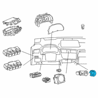 OEM 2018 Lexus RX350L Control & Panel Assembly Diagram - 84010-48431