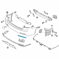 OEM 2016 Hyundai Genesis Reflector/Reflex Assembly-Rear Lh Diagram - 92405-B1000