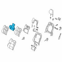 OEM 2018 Lincoln Navigator Seat Back Heater Diagram - GD9Z-14D696-S